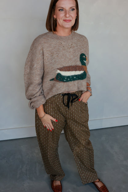 THE COZY MALLARD SWEATER