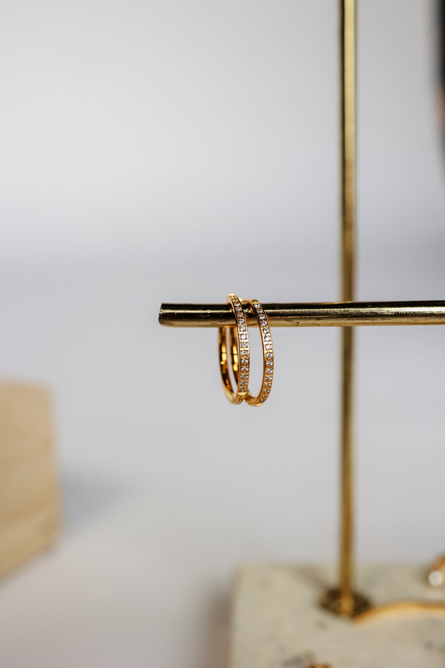 GRACED IN GOLD HOOP