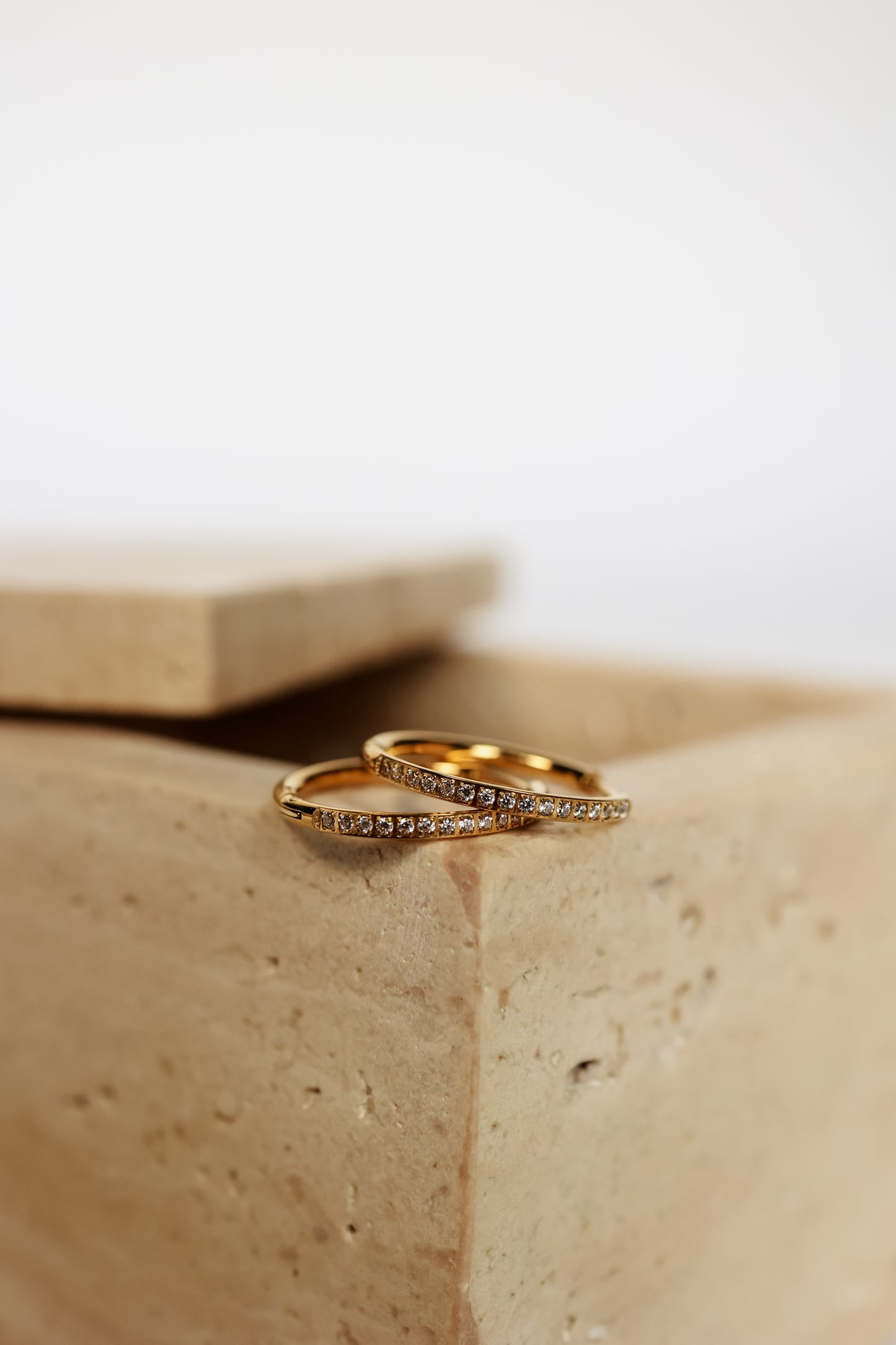 GRACED IN GOLD HOOP