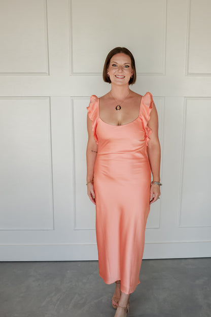 THE TANGERINE SLIP DRESS