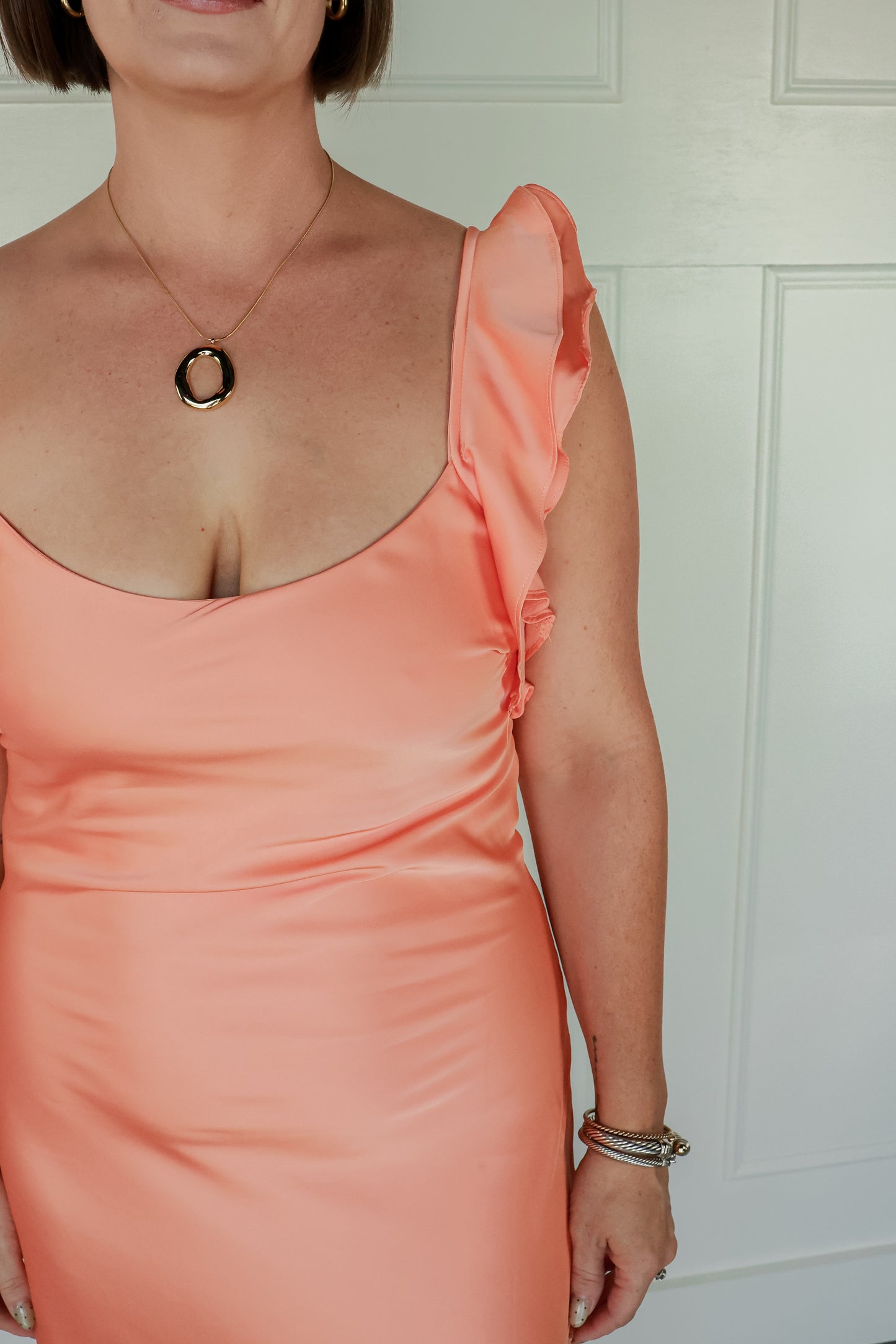 THE TANGERINE SLIP DRESS