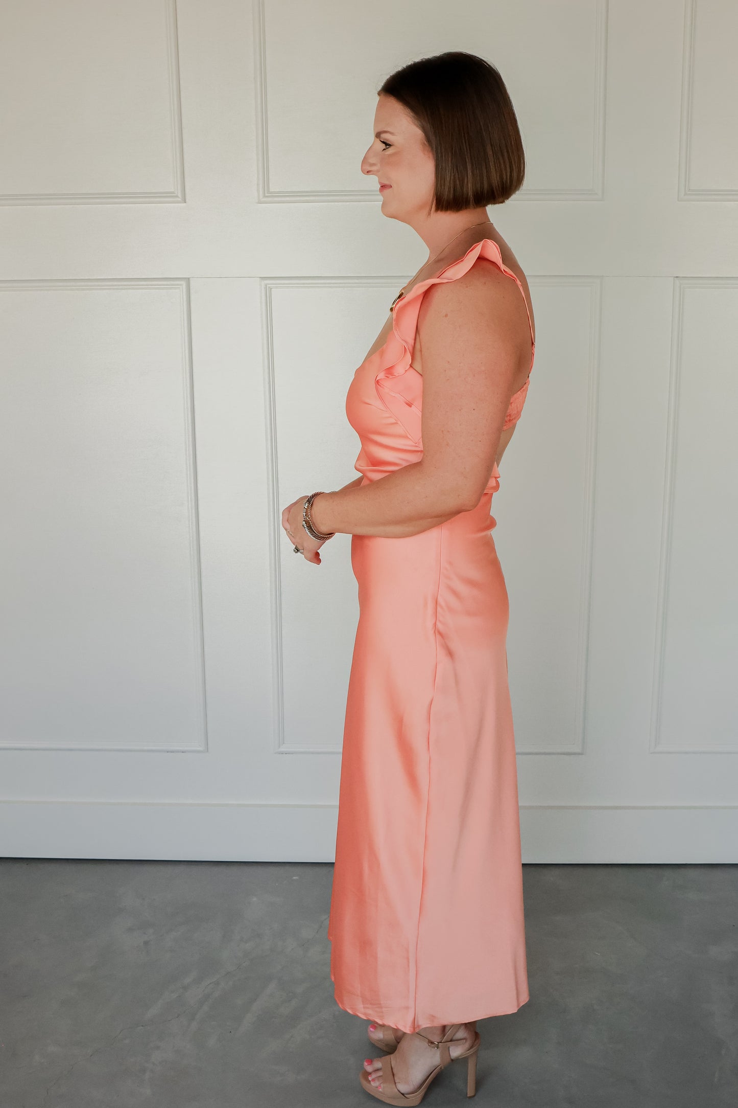 THE TANGERINE SLIP DRESS