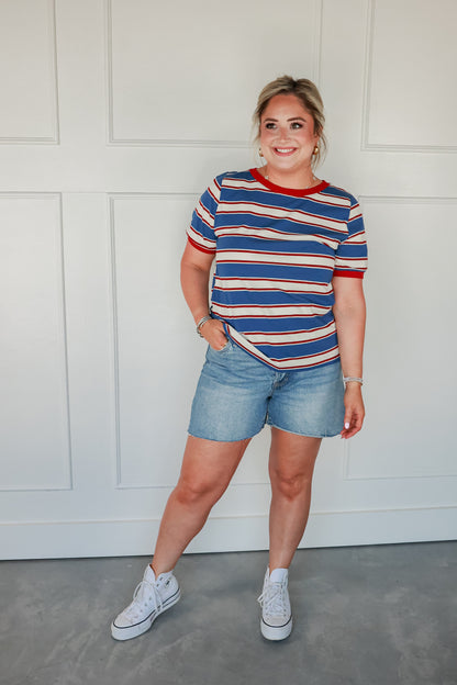 FREEDOM STRIPED TOP