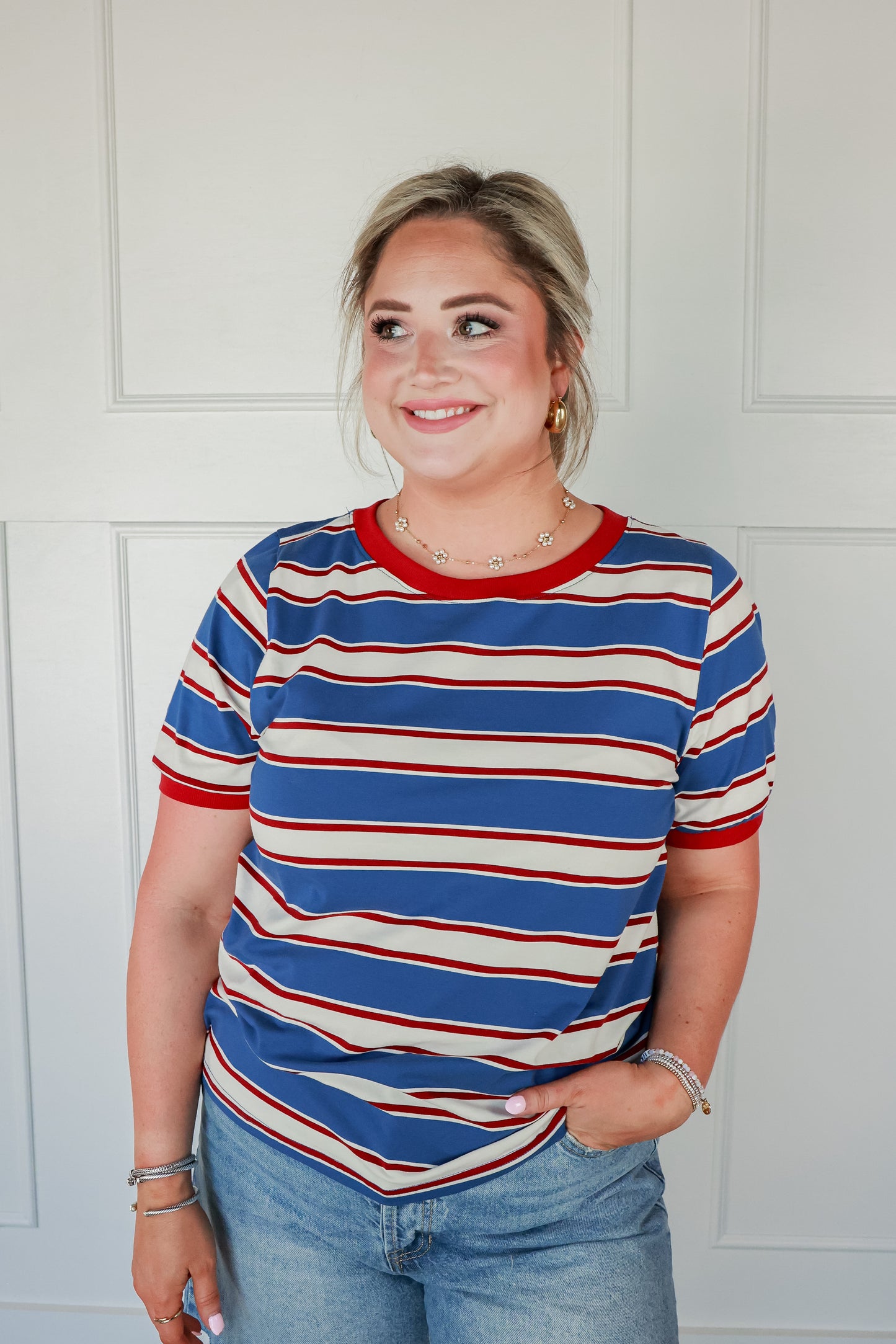 FREEDOM STRIPED TOP