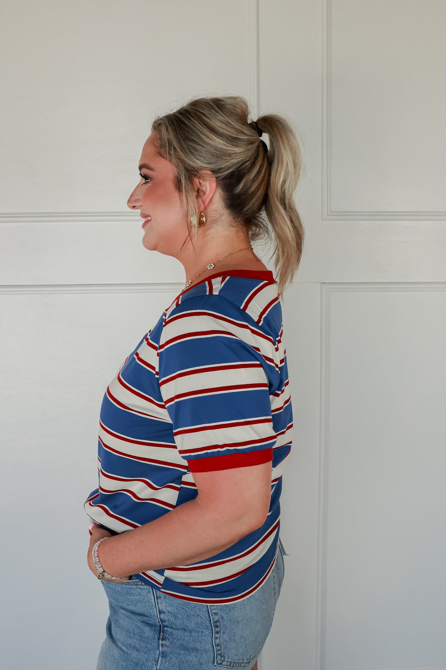 FREEDOM STRIPED TOP