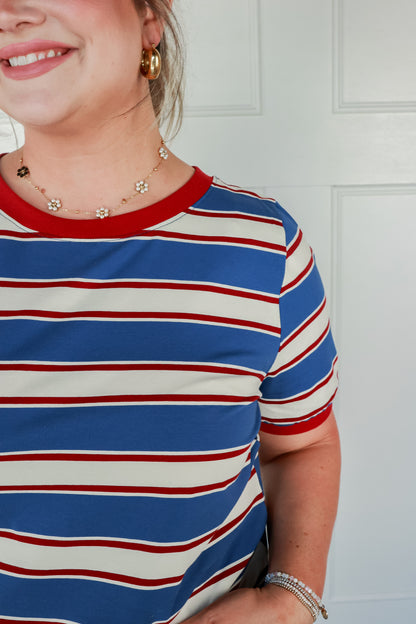 FREEDOM STRIPED TOP