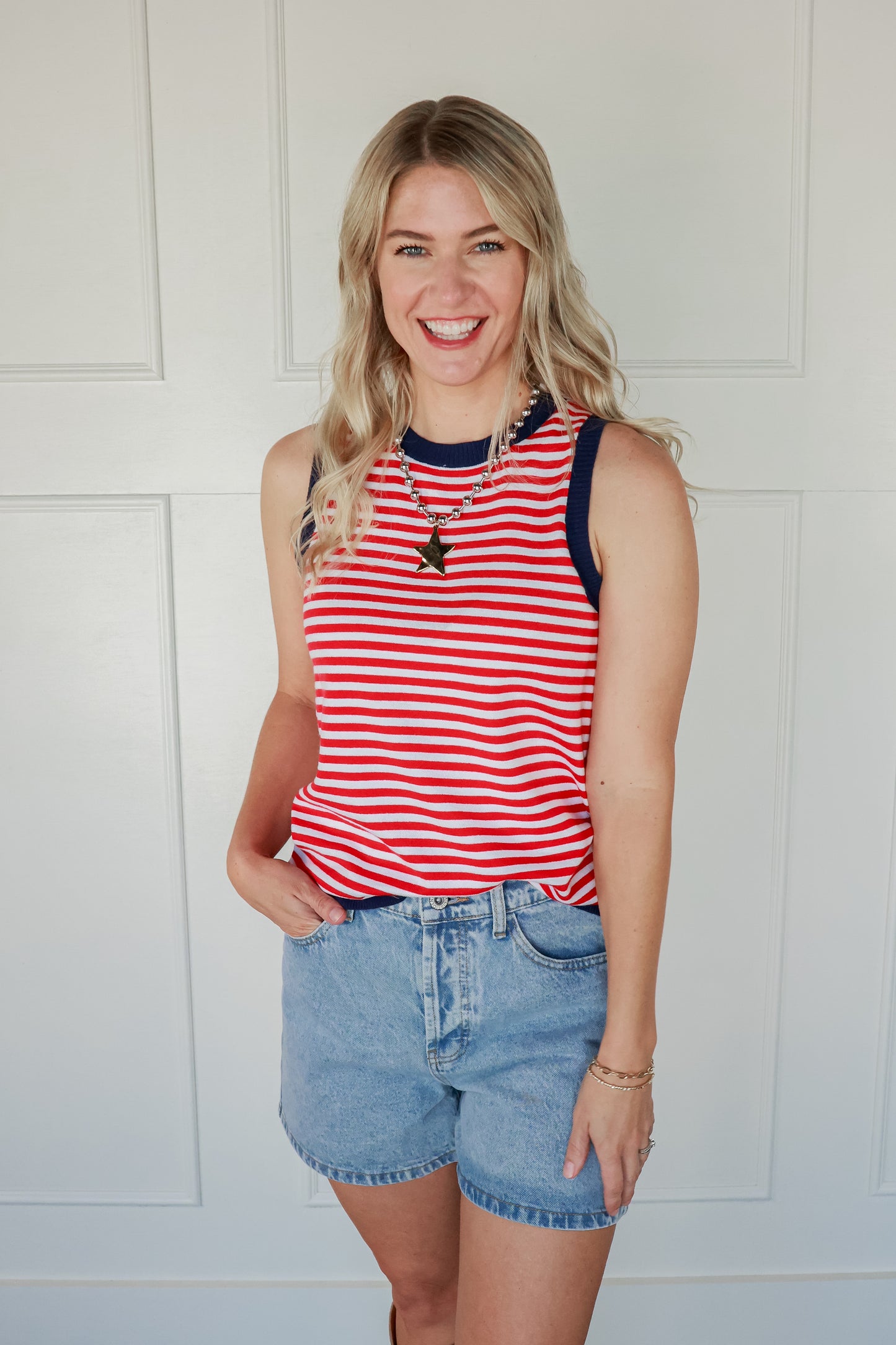 SUTTON STRIPE TANK