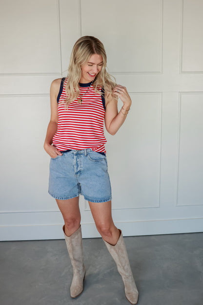 SUTTON STRIPE TANK