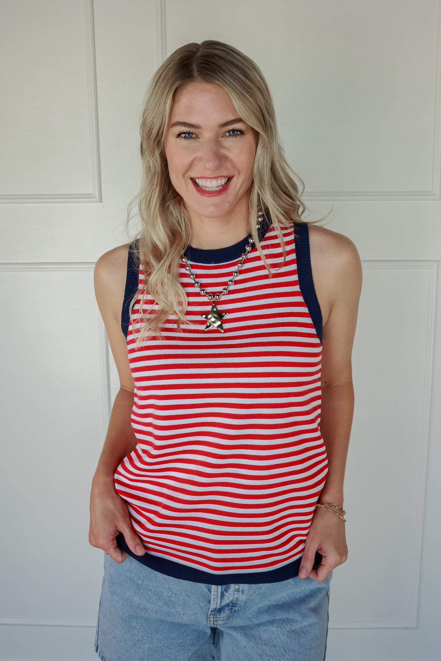SUTTON STRIPE TANK