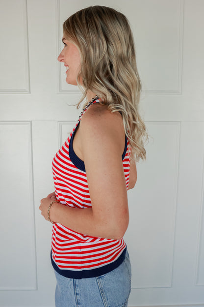 SUTTON STRIPE TANK