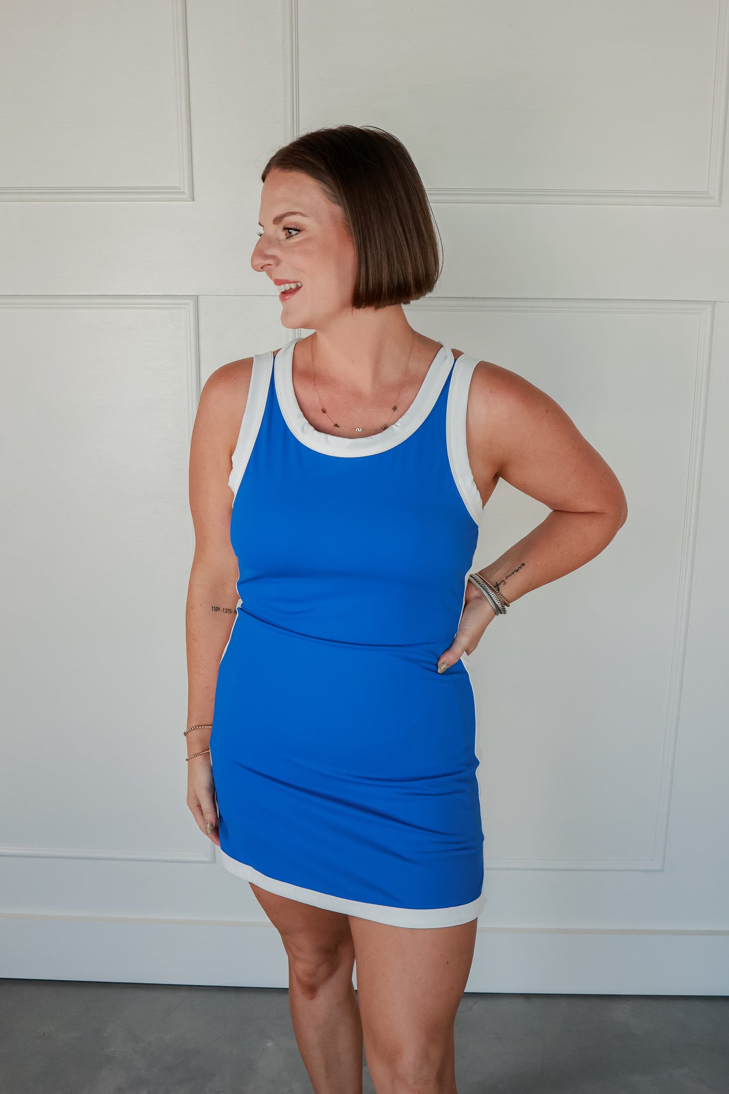 THE MOMENTUM ACTIVE DRESS | BLUE