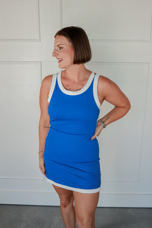 THE MOMENTUM ACTIVE DRESS | BLUE