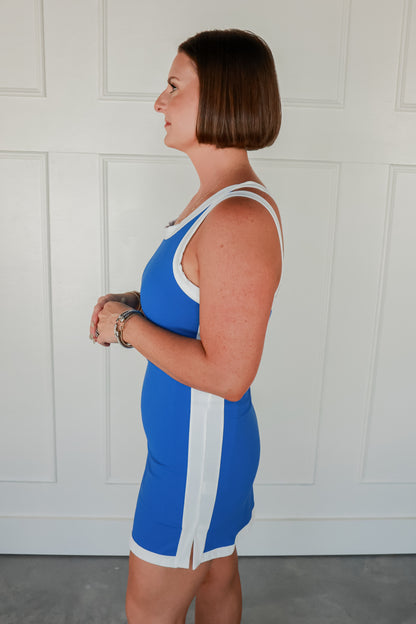 THE MOMENTUM ACTIVE DRESS | BLUE