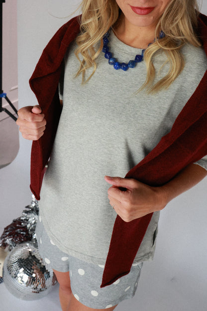 THE GO TO CARDI | MAROON