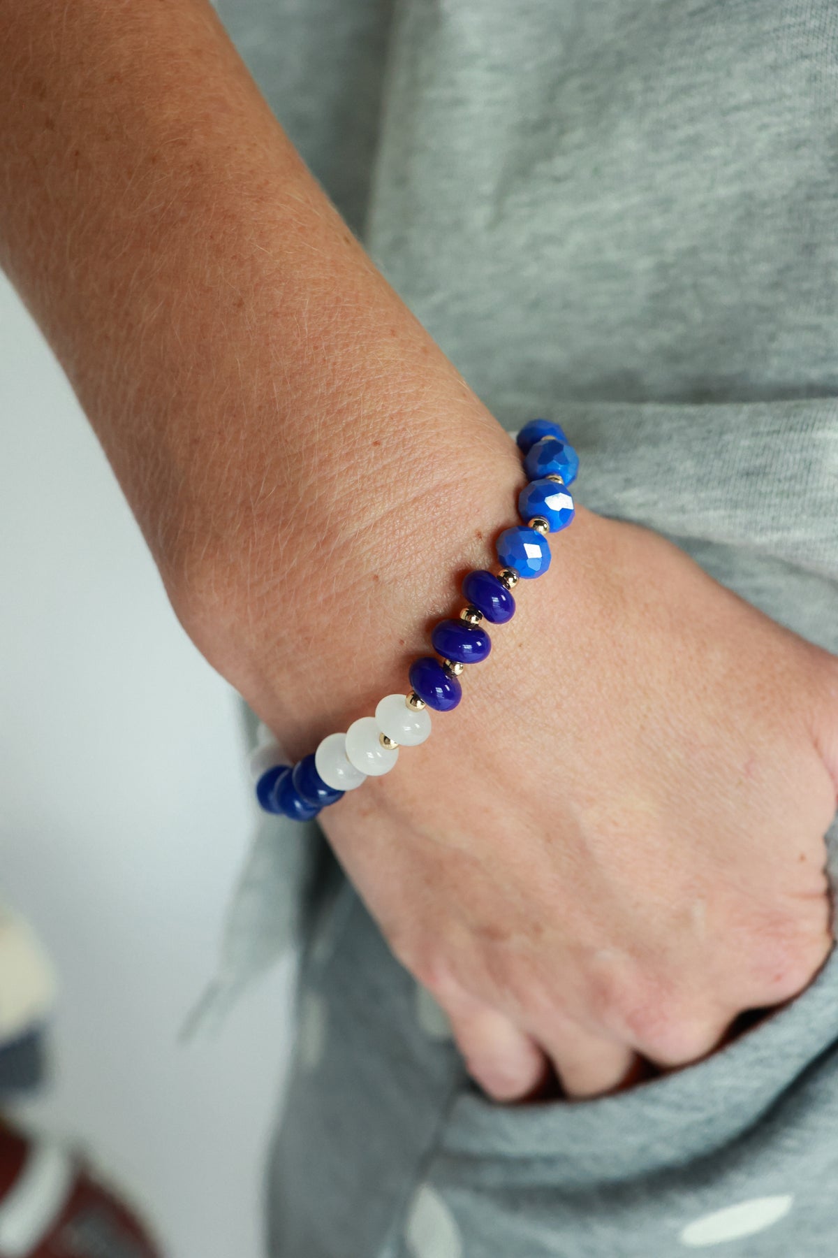 THE BEADED BRACELET | ROYAL BLUE