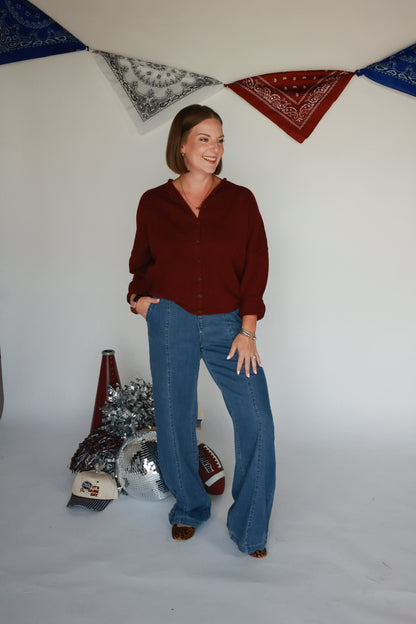 THE GO TO CARDI | MAROON