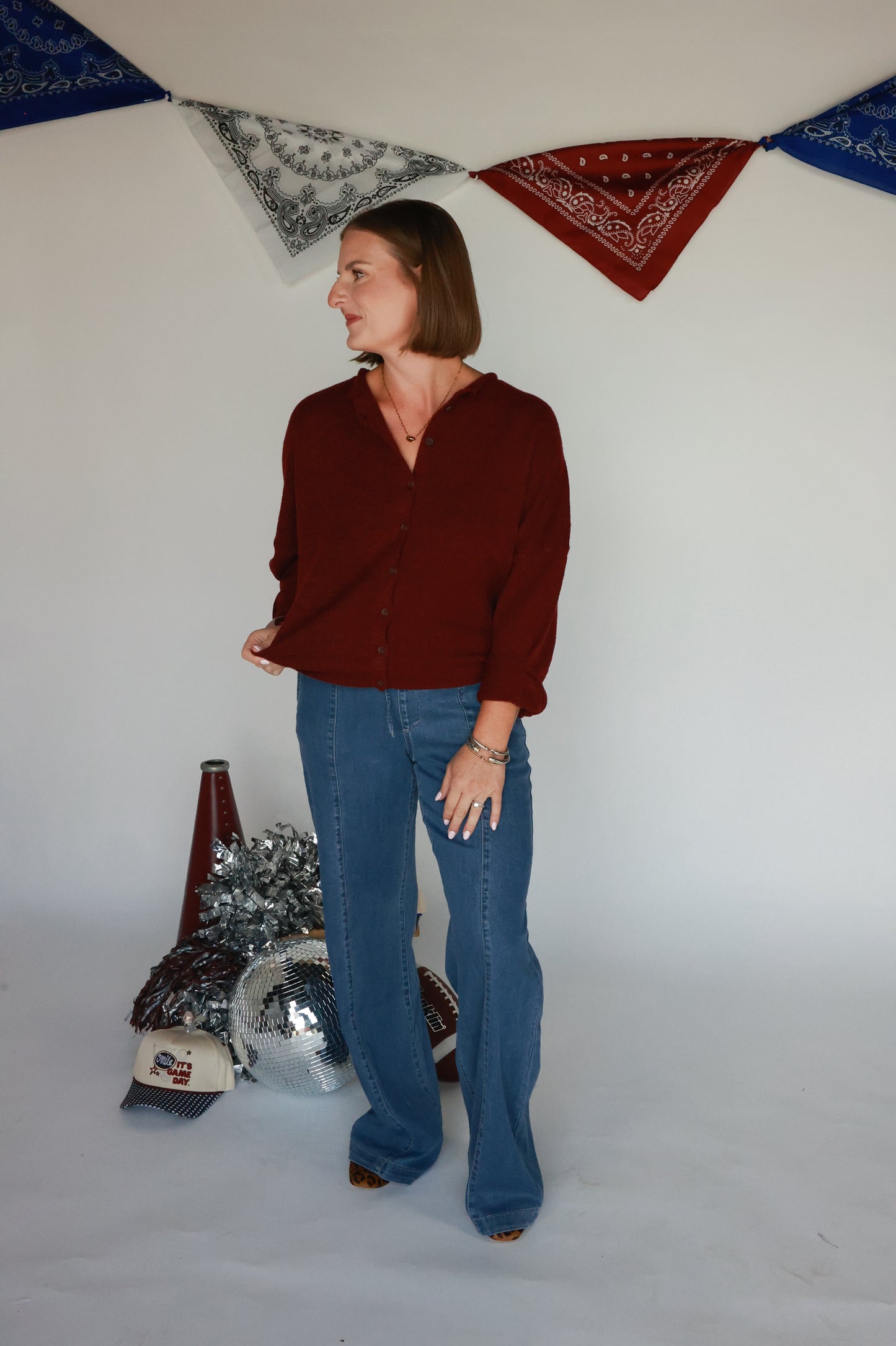 THE GO TO CARDI | MAROON