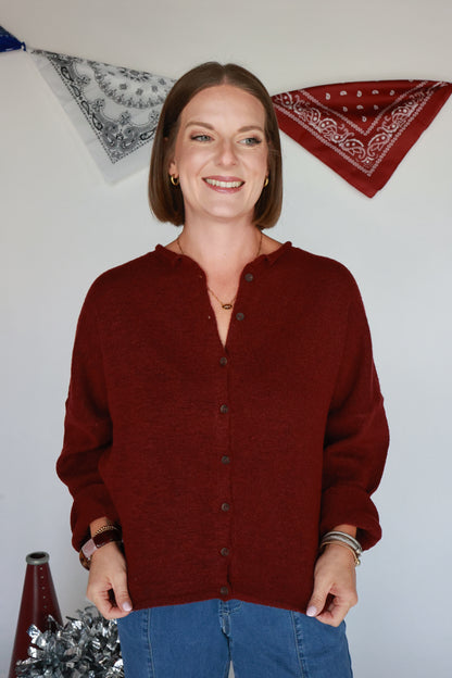 THE GO TO CARDI | MAROON