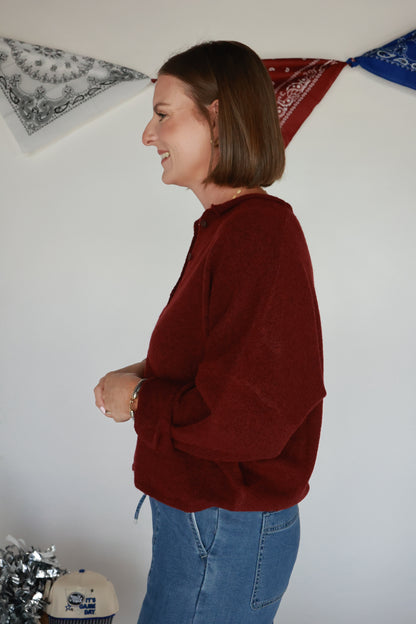THE GO TO CARDI | MAROON