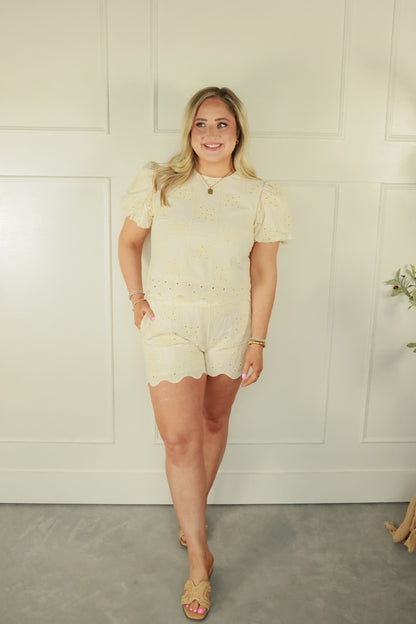 THE ELLA EMBROIDERED SET | BOTTOMS ONLY