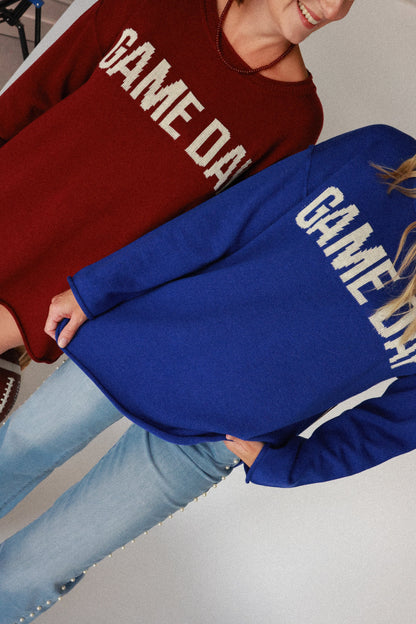 GAME DAY SWEATER | ROYAL BLUE