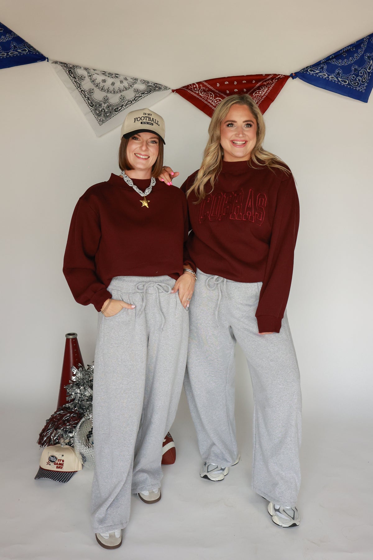 THE VARSITY SWEATSHIRT | MAROON