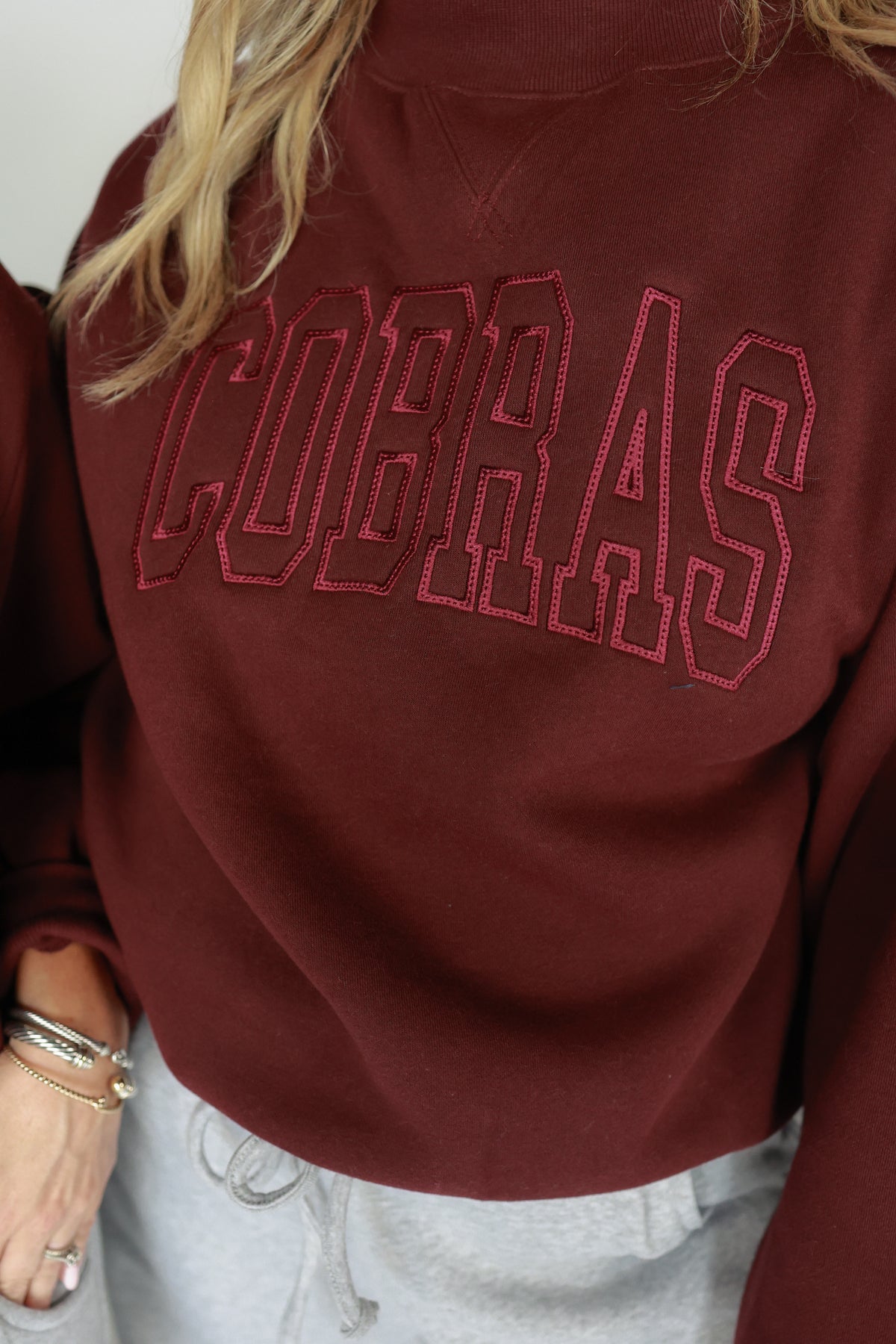 THE VARSITY SWEATSHIRT | MAROON