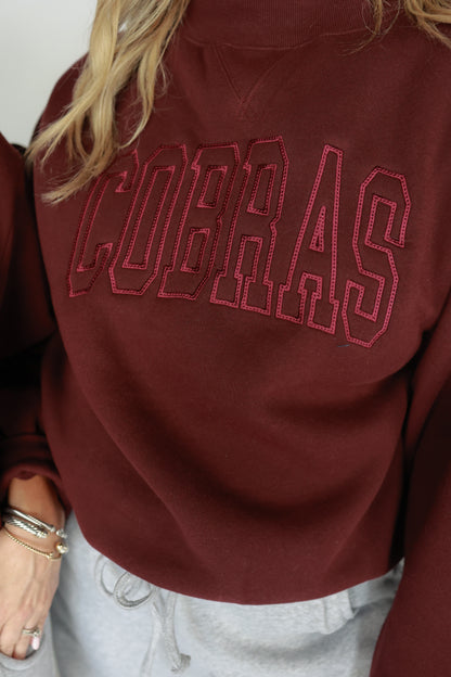 THE VARSITY SWEATSHIRT | MAROON