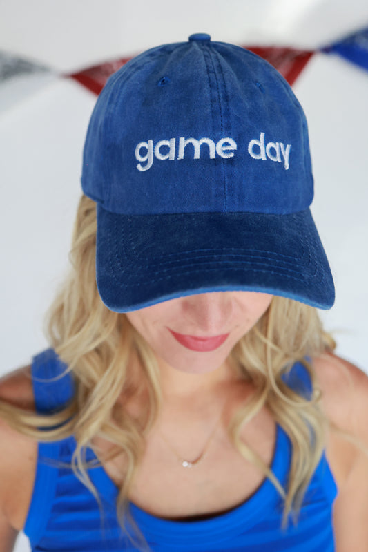 GAME DAY DAD HAT | ROYAL BLUE