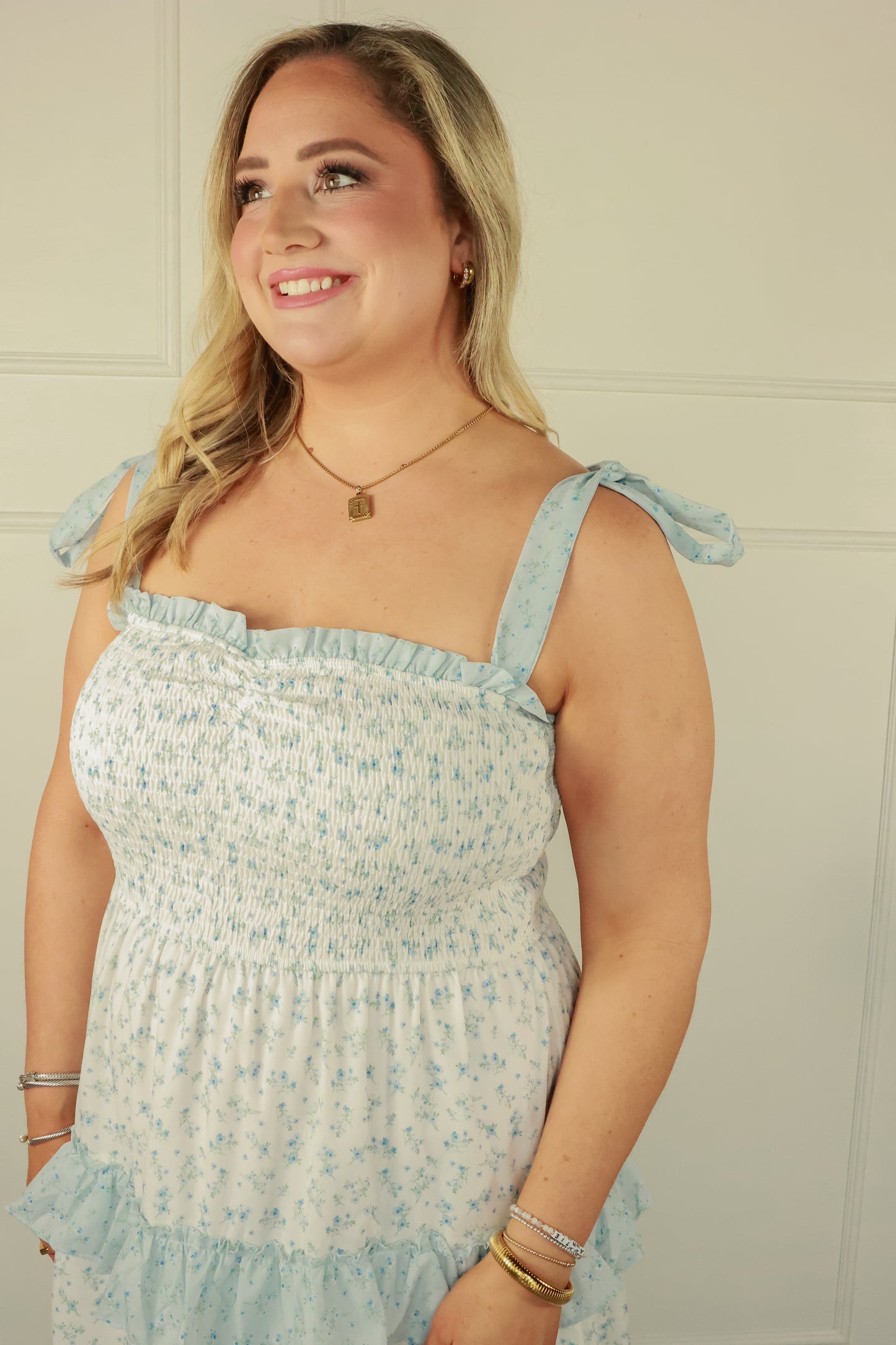 THE WILDFLOWER TIE TOP MAXI DRESS