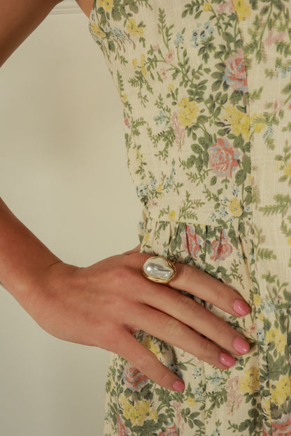 THE GEOMETRIC PEARL RING