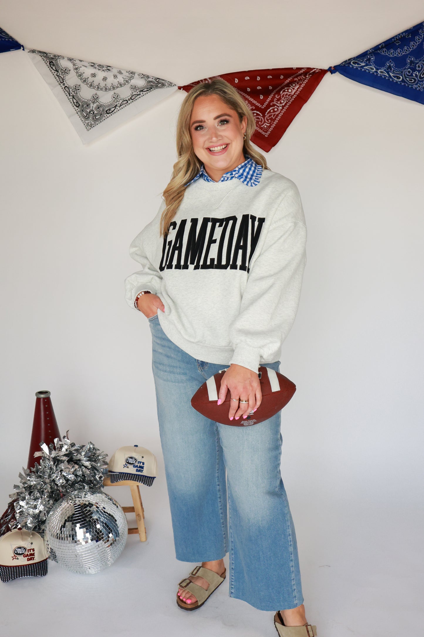 GAME DAY SWEATSHIRT | BLACK