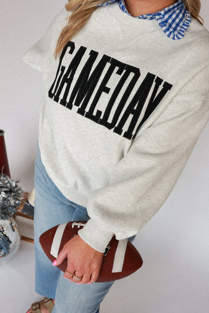 GAME DAY SWEATSHIRT | BLACK