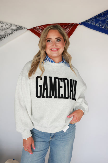 GAME DAY SWEATSHIRT | BLACK
