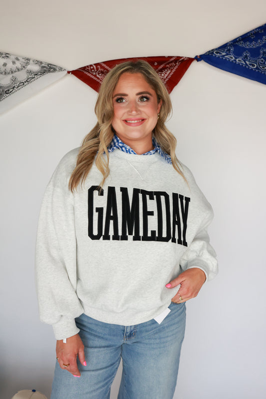GAME DAY SWEATSHIRT | BLACK