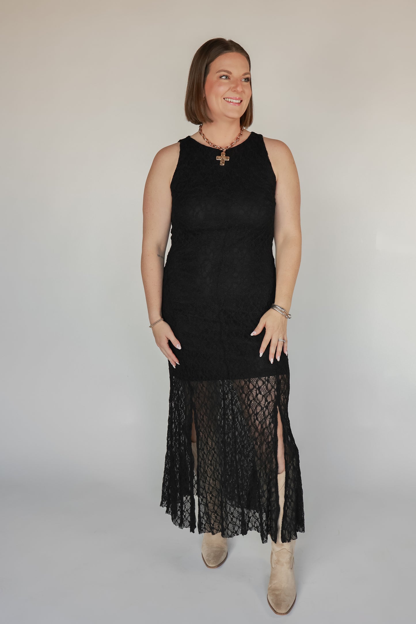 THE MIDNIGHT PRAIRIE DRESS