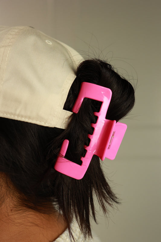 TRUCKER CLAW CLIP | PINK