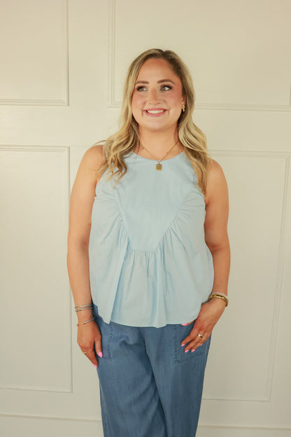 THE SKY BLUE BLOUSE