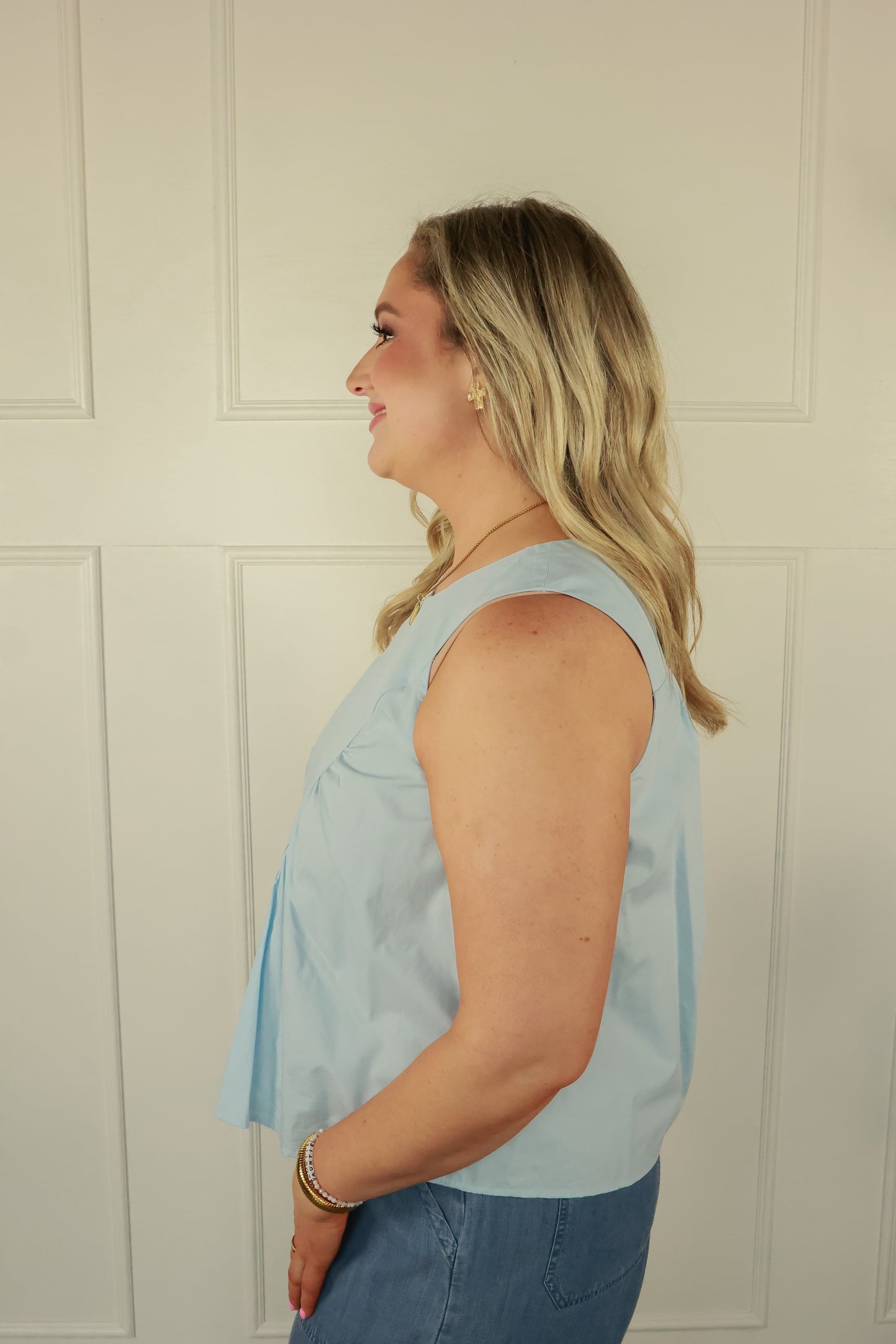 THE SKY BLUE BLOUSE