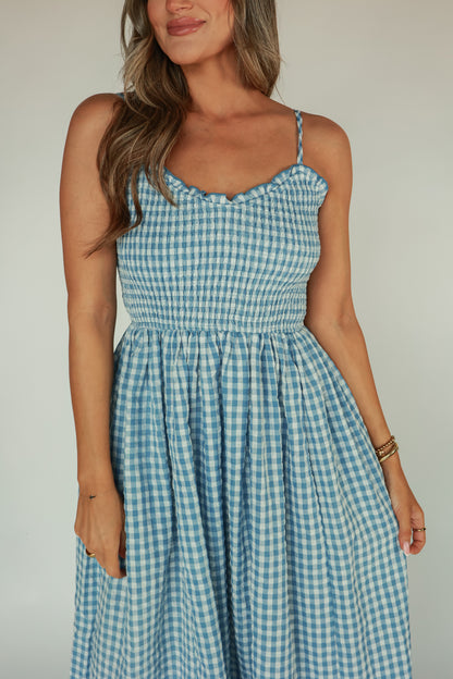 THE WESTERN BELLE MAXI | BLUE