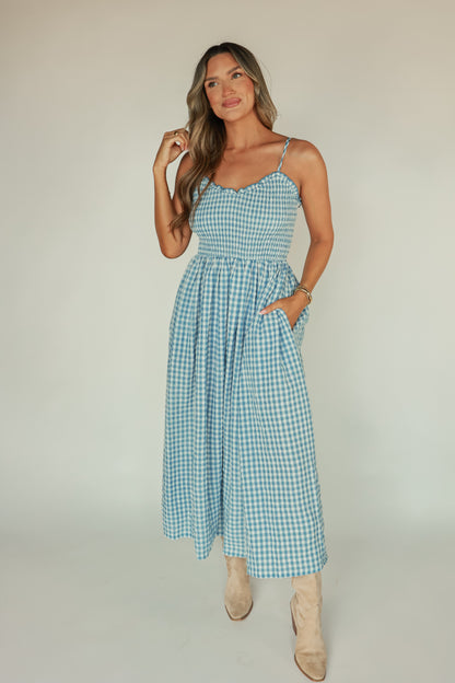 THE WESTERN BELLE MAXI | BLUE