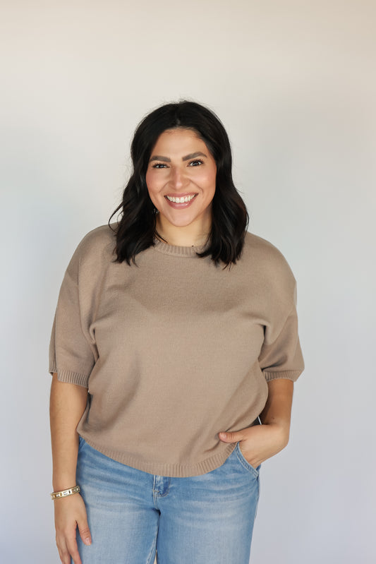 SANDY SHORE SWEATER | MOCHA