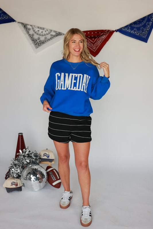 GAME DAY SWEATSHIRT | ROYAL BLUE