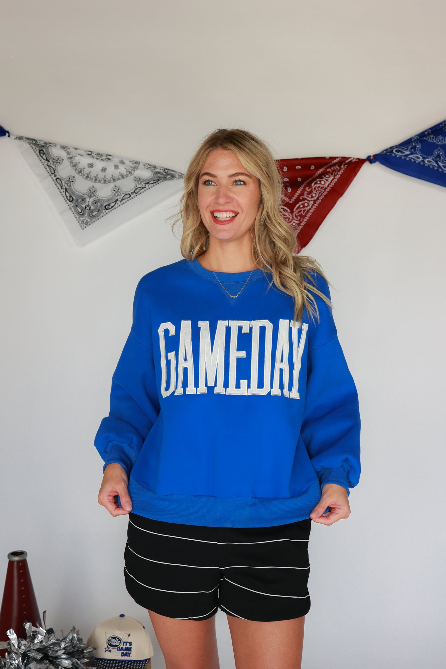 GAME DAY SWEATSHIRT | ROYAL BLUE