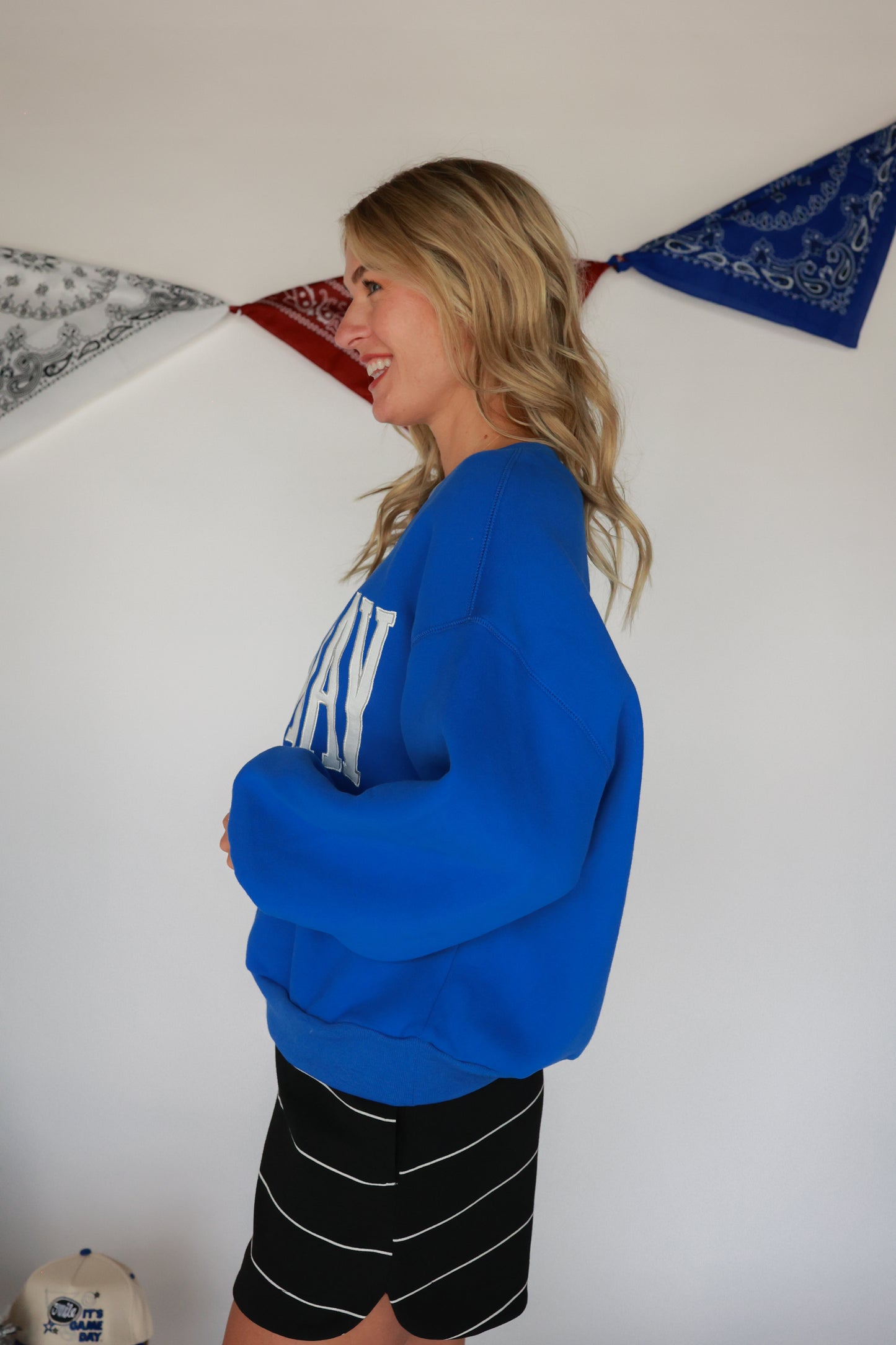 GAME DAY SWEATSHIRT | ROYAL BLUE