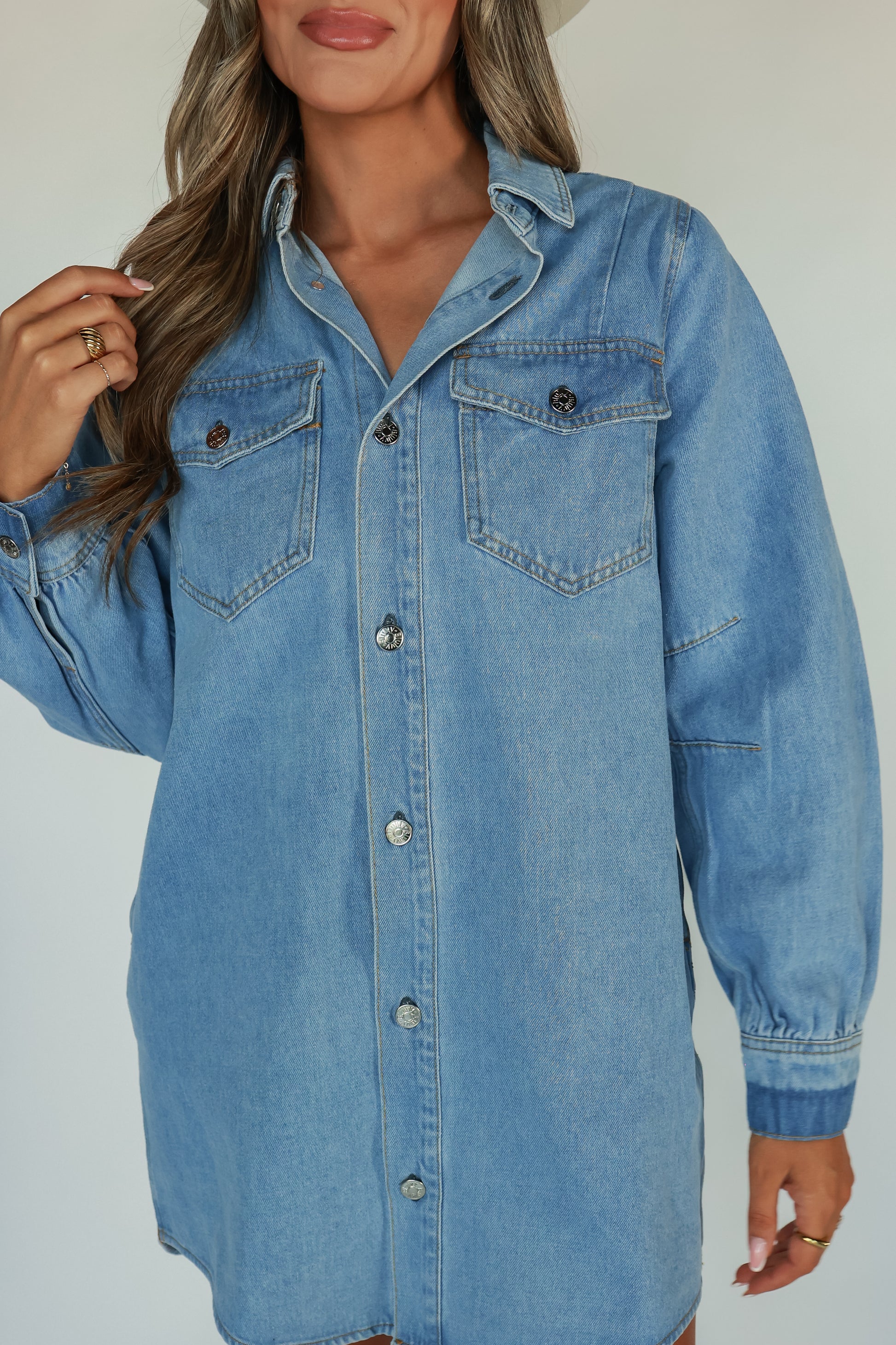 all american denim dress All American Charm Denim Midi Dress