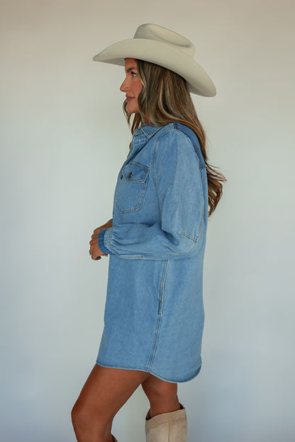 THE ALL AMERICAN DENIM DRESS