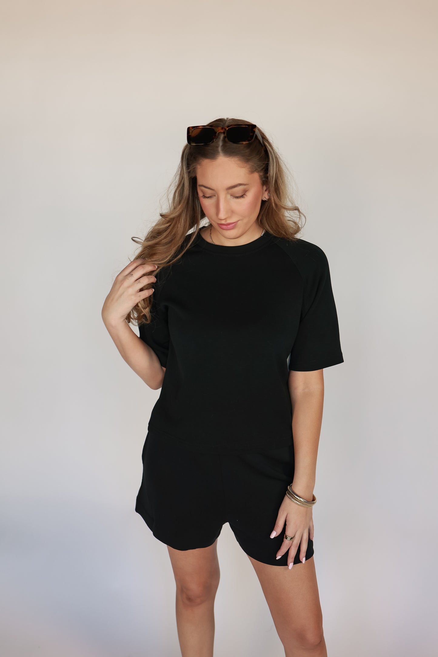 THE NOIR LOUNGE TOP | BLACK