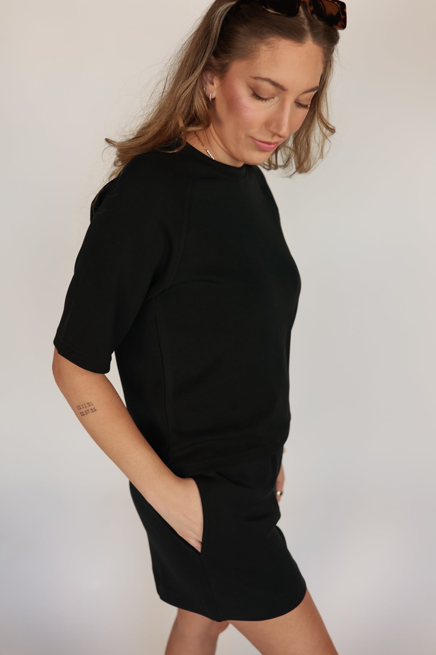 THE NOIR LOUNGE TOP | BLACK