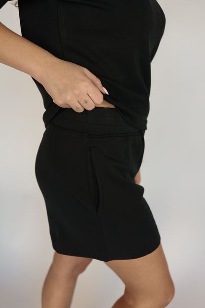 THE NOIR LOUNGE SHORT | BLACK